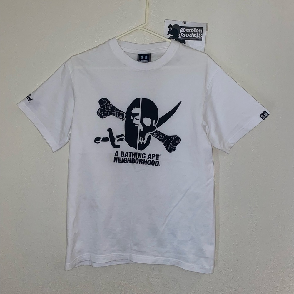 BAPE x Neighborhood Skull Tee (M)